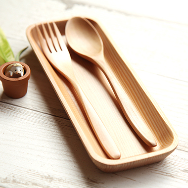 木餐具、木筷、木湯匙、木盤